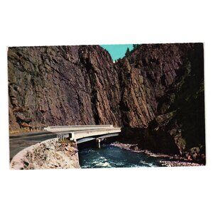 Rocky Cliffs Big Thompson Canyon Hwy 34 Loveland Estes Park Colorado Postcard